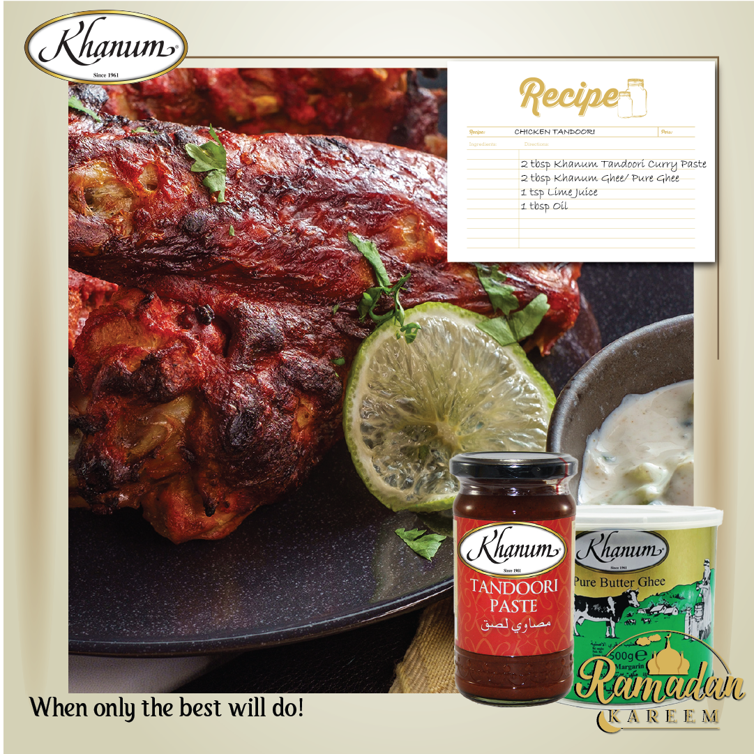 Chicken Tandoori – Serves 4