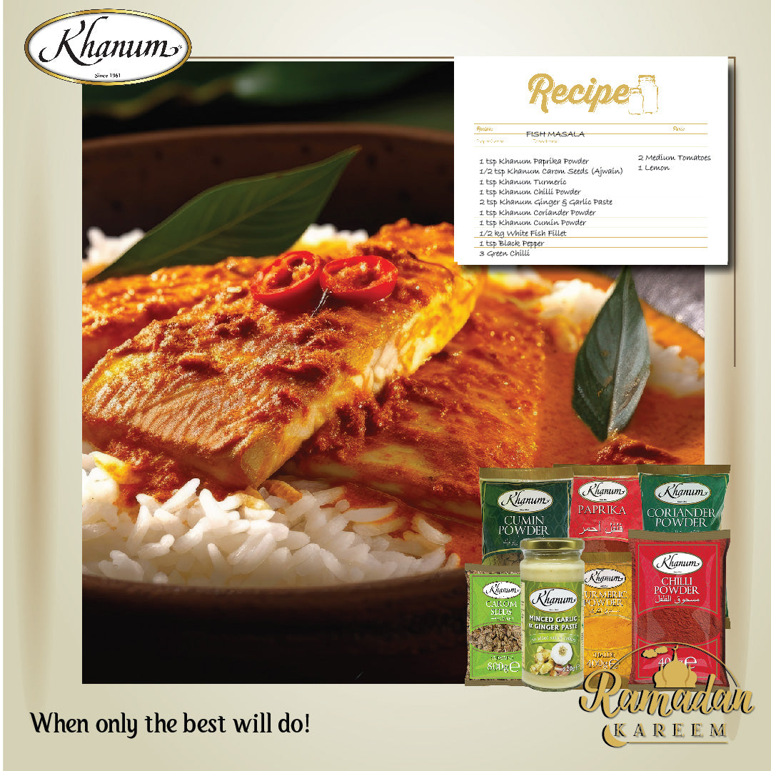 Fish Masala- Serves 4