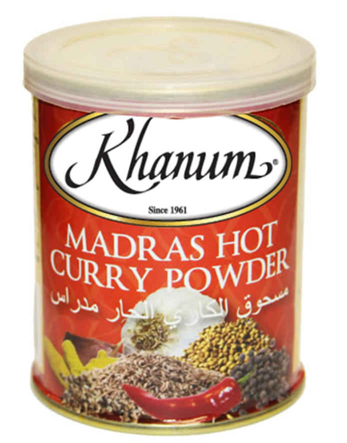 Khanum Madras Hot Curry Powder  2x6x100g