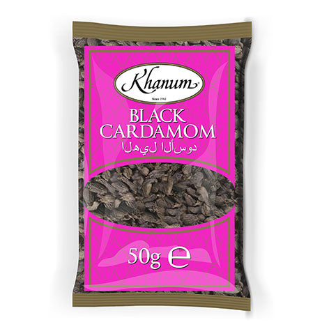Khanum Black Cardamom 20x50g