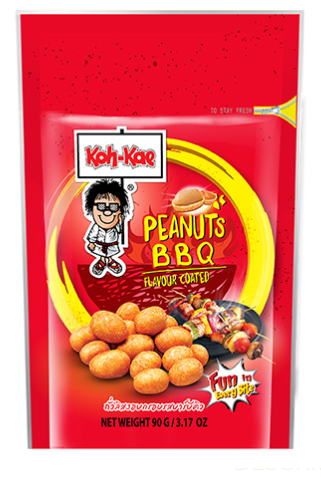 Koh-Kae Peanuts - BBQ Flavour 12x90G
