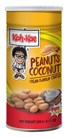 Koh-Kae Peanuts - Coconut Cream Flavour 12x230g