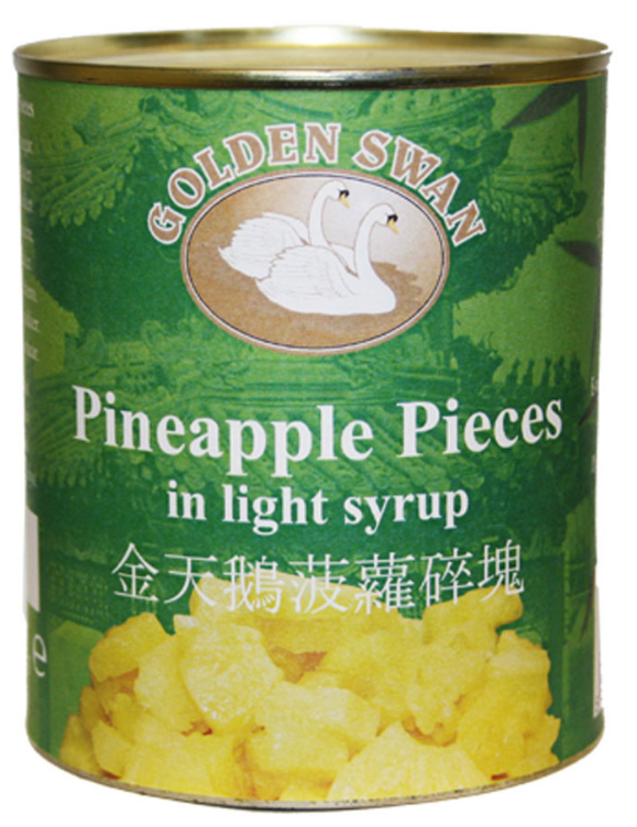 Golden Swan Pineapple Pieces 24x850g