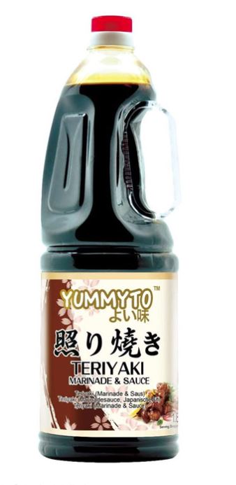 Yummyto Teriyaki Marinade Sauce 6x1.8ltr