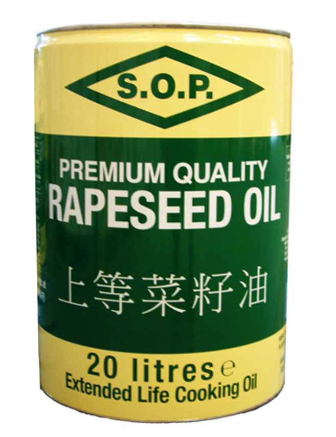 SOP Rapeseed Oil (Tin) 20ltr
