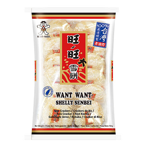Want Want Shelly Senbei Rice Crackers 20x150g