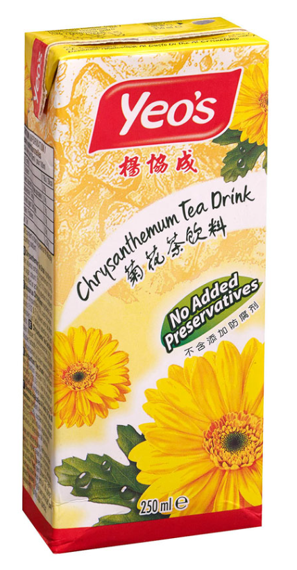 Yeo's Chrysanthemum Tea 4x6x250ml