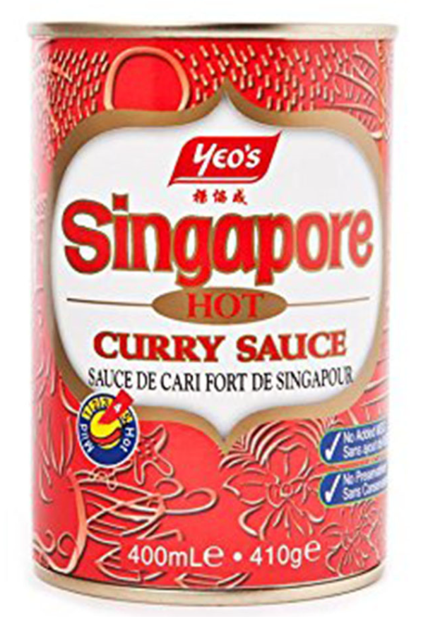 Yeo's Hot Curry Sauce 24x400ml