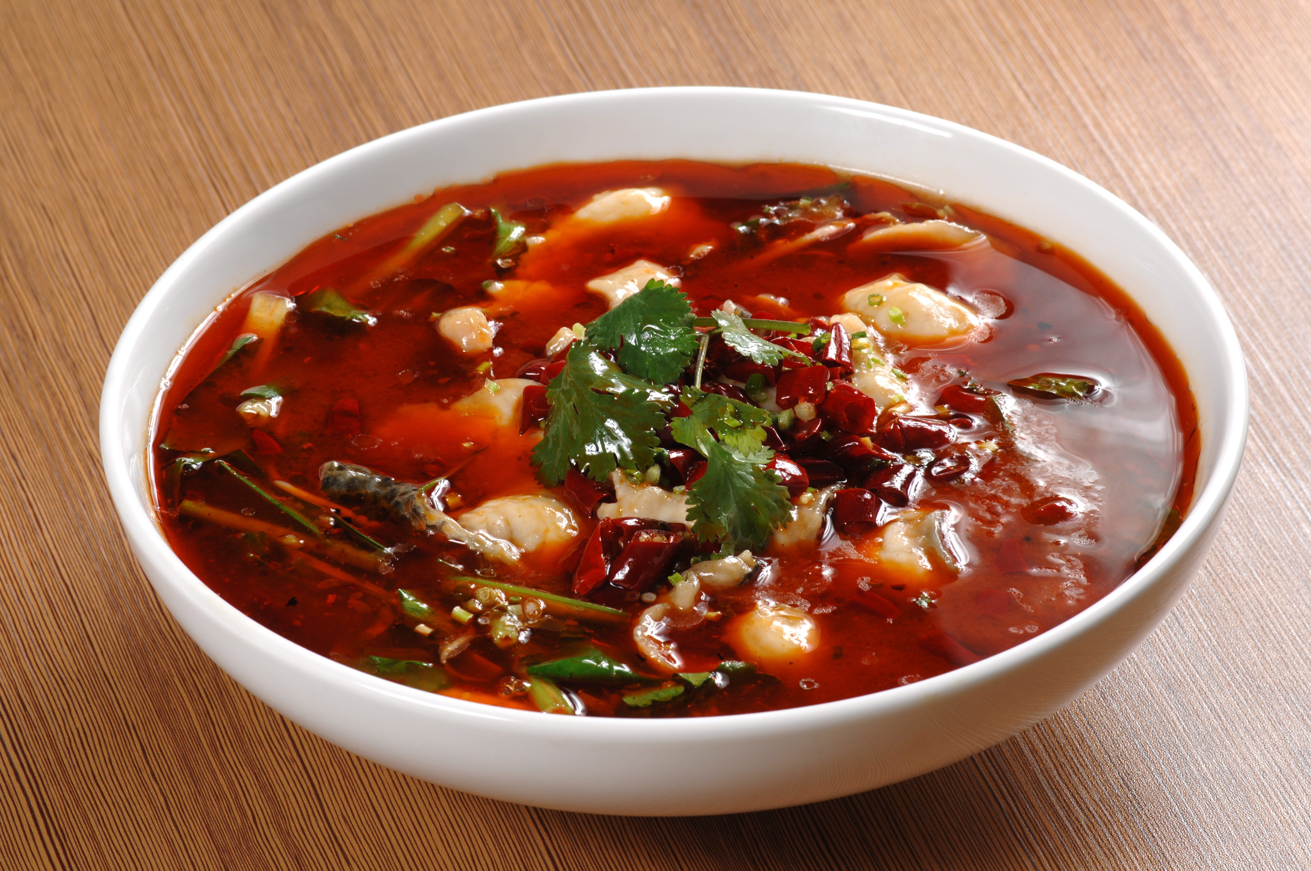 New Style Fish Fillet in Hot and Spicy Soup