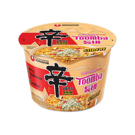 Nongshim Shin Ramyun Toomba Big Bowl Korean Instant Noodle Soup 113g x 12