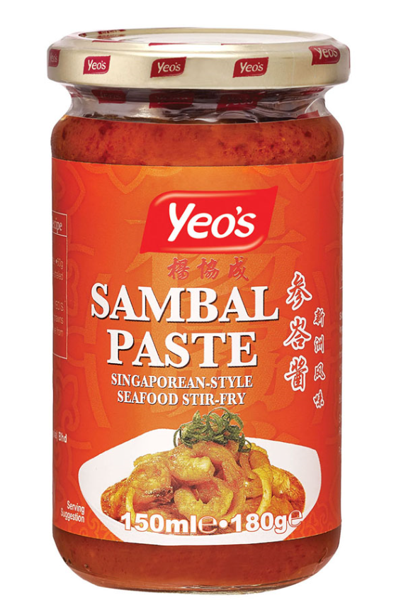 Yeo's Singapore Sambal Paste 12x150ml BBE:01/2024