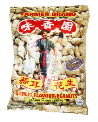 Farmer Brand Garlic Peanuts 4x6x150g