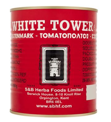 White Tower Tomato Paste 12X850g