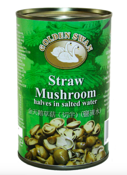 Golden Swan Straw Mushroom Halves 24x425g