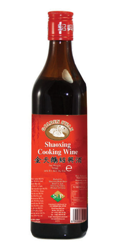 Golden Swan Shaoxing Cooking Condiment (13.5% alc) 12x500ml