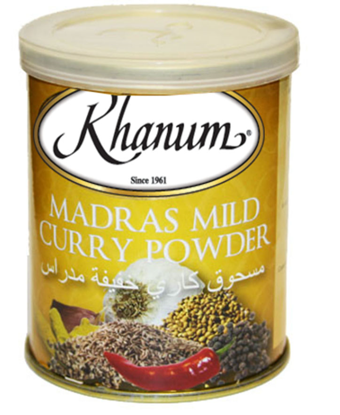 Khanum Madras Mild Curry Powder 2x6x100g