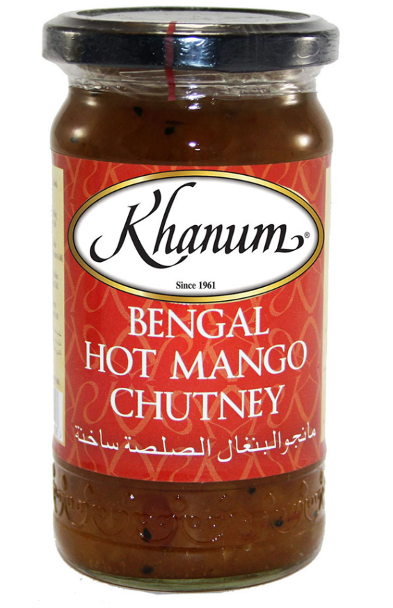 Khanum Bengal Hot Mango Chutney 6x350g