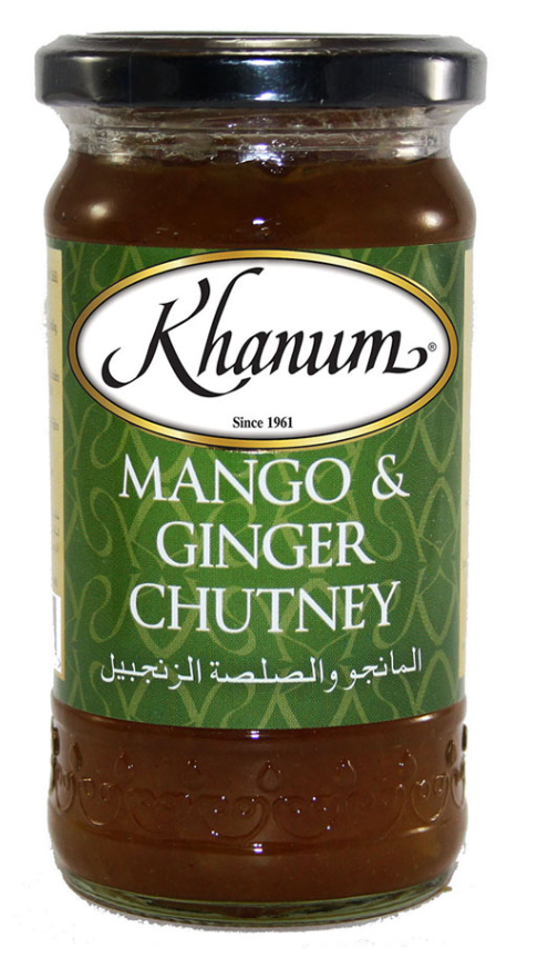 Khanum Mango & Ginger Chutney 6x350g