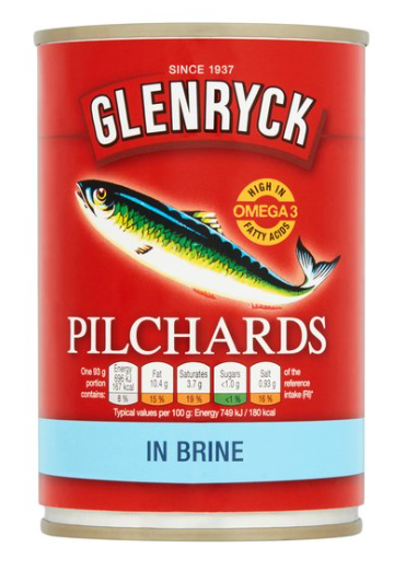 Pilchard in Brine 12x400g