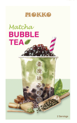 Mokko Matcha Bubble Tea 8x150g