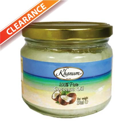 Khanum Coconut Oil 12x250ml BBE:02/2024