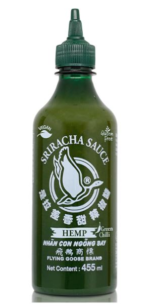 Flying Goose Green Sriracha With Hemp 6x455ml