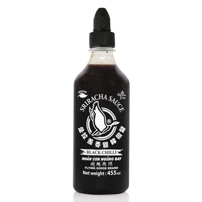 Flying Goose Black Sriracha Chili Sauce 6x455ml