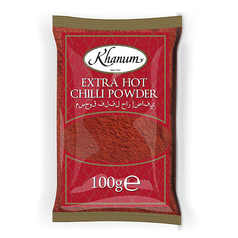 Khanum Extra Hot Chilli Powder 20x100g