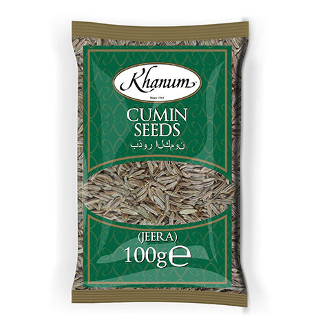 Khanum Cumin Seeds (Jeera) 20x100g