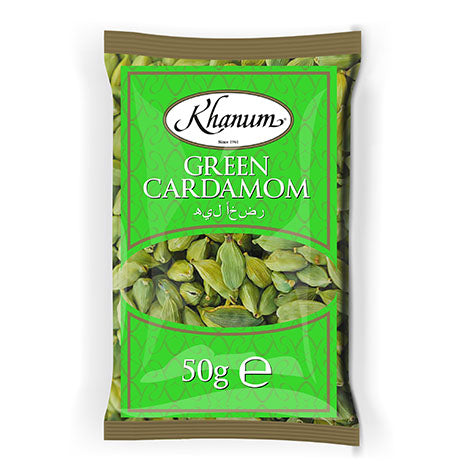Khanum Green Cardamom 20x50g
