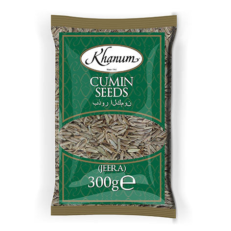 Khanum Cumin Seeds (Jeera) 10x300g