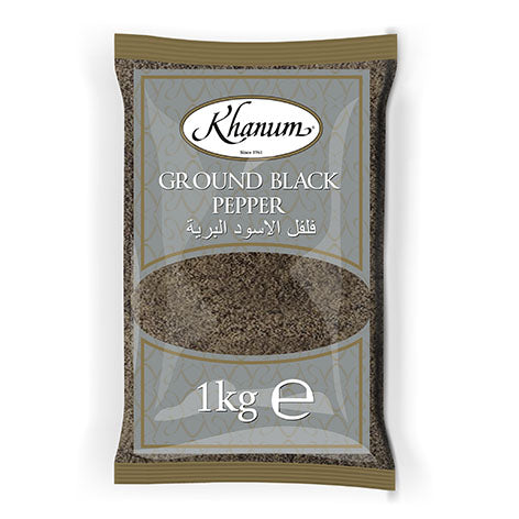 Khanum Ground Black Pepper 6x1kg