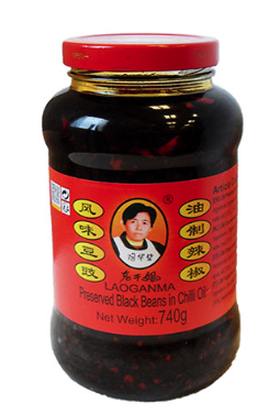 Lao Gan Ma Preserved Black Beans In Chili Oil 12x740g