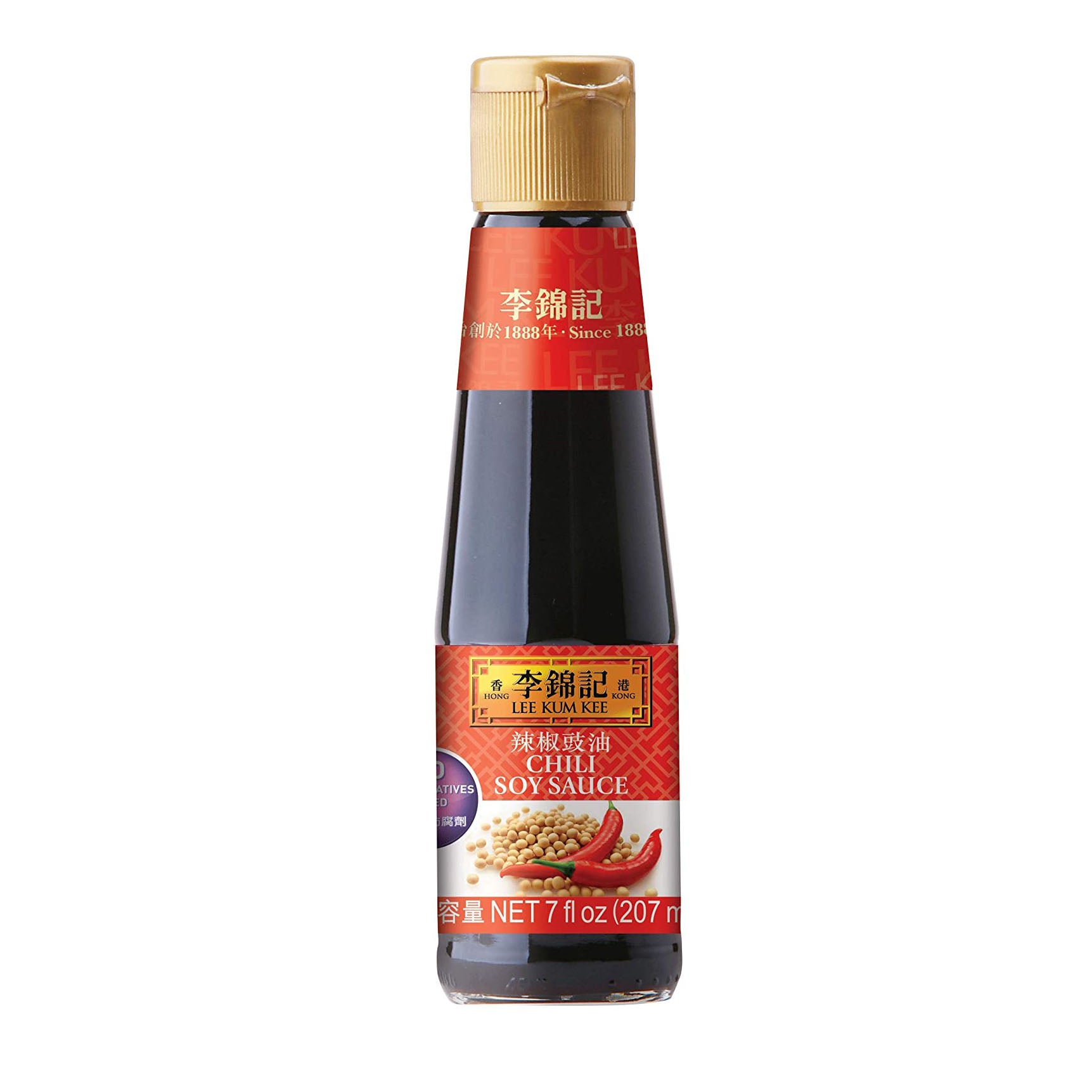 Lee Kum Kee Hot Chilli Soy Sauce 12x207ml