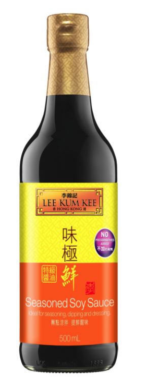 Lee Kum Kee Seasoned Soy Sauce 12x500ml