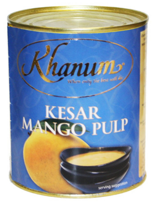 Khanum Kesar Mango Pulp 6x850g