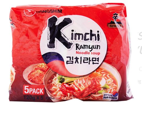 Nongshim Kimchi Ramyun (Multi) 8X5X120g