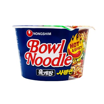 Nongshim Hot & Spicy Bowl Noodle 12x100g