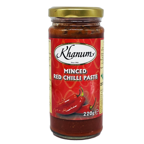 Khanum Minced Red Chilli 12x220g
