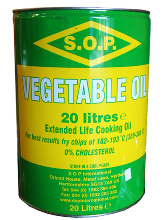 SOP Vegetable Oil (Tin) 20ltr