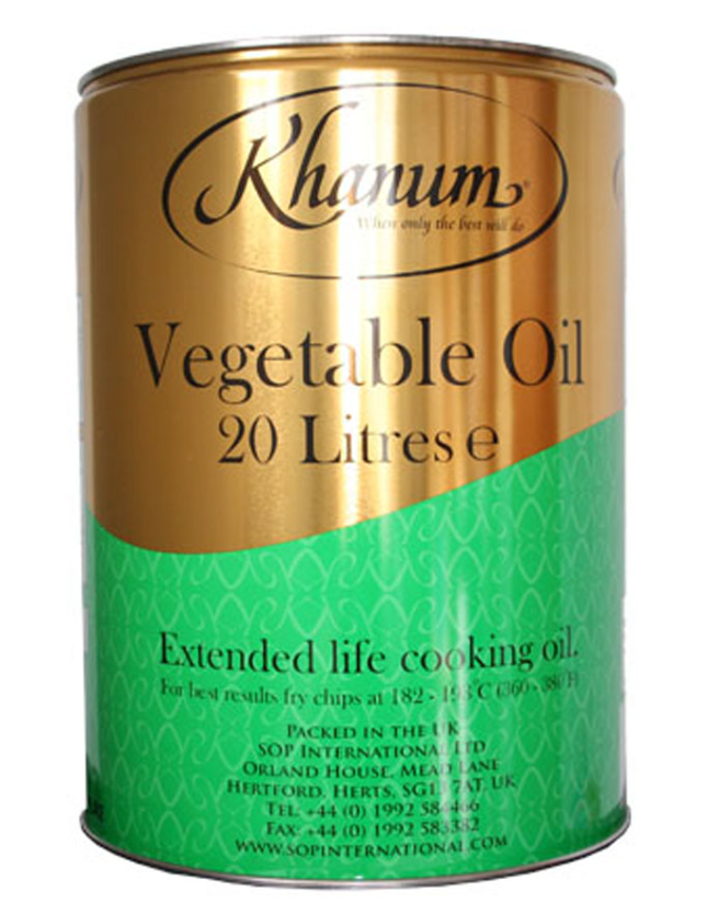 Khanum Vegetable Oil (Tin) 20ltr