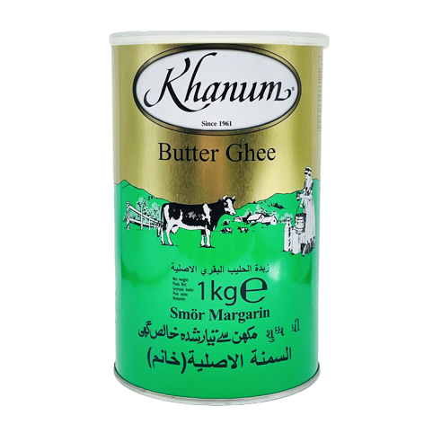 Khanum Butter Ghee 12x1kg