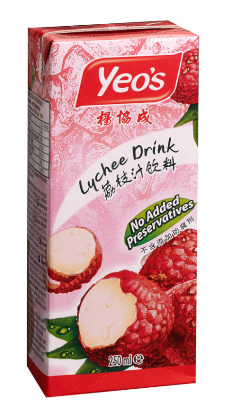 Yeo's Lychee Drink 4x6x250ml