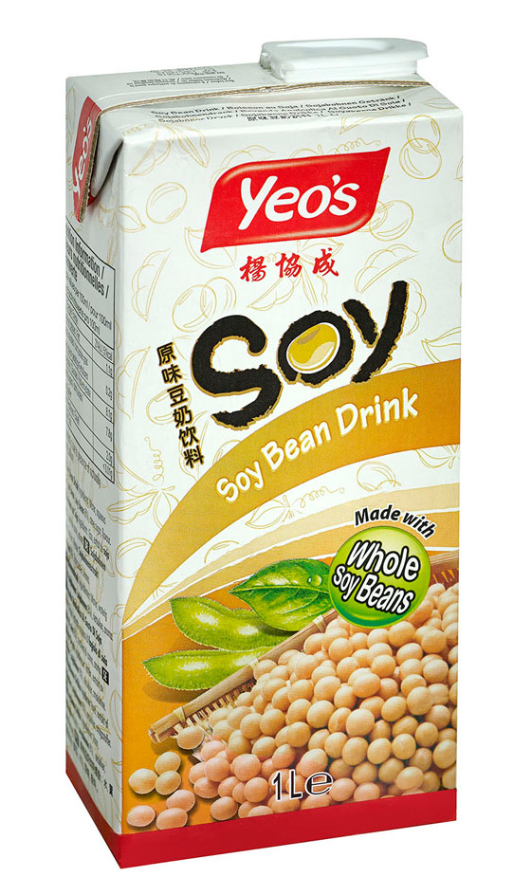 Yeo's Soy Bean Drink 12x1ltr