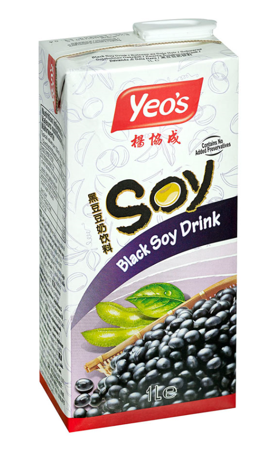 Yeo's Black Soy Drink 12x1ltr
