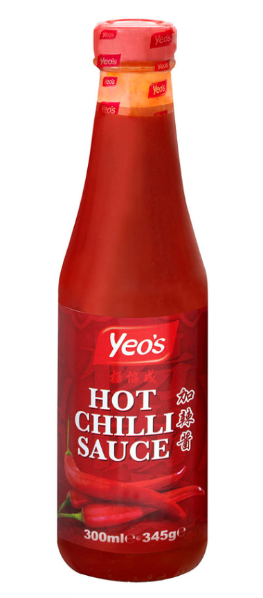 Yeo's Hot Chilli Sauce 12x300ml