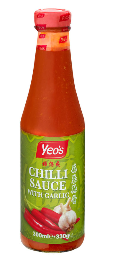 Yeo's Chilli & Garlic Sauce 12x300ml