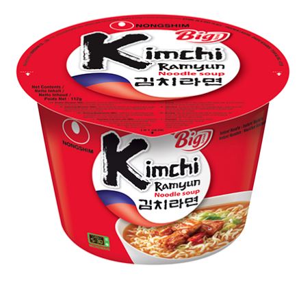 Nongshim Big Bowl Noodle Kimchi 16x112g